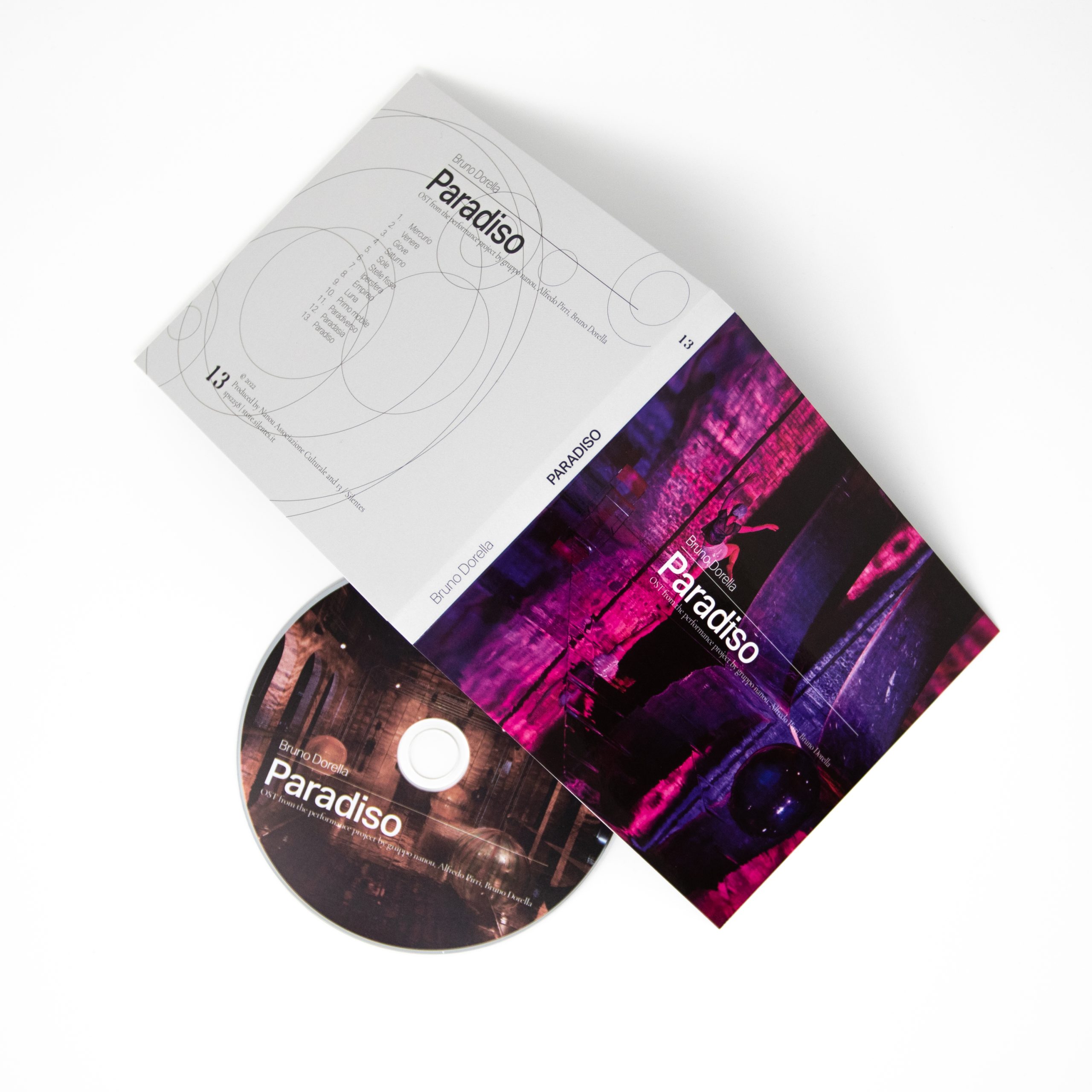 Paradiso, CD packaging
